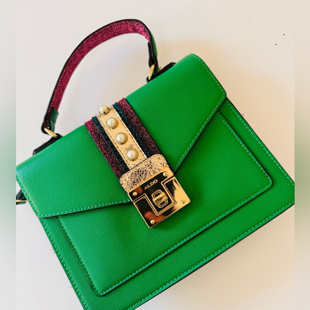 Pink & Green Aldo Purse